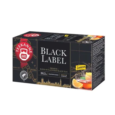 Produktbild von TEEKANNE - Black Label Lemon - Schwarzer Tee mit Zitrone - 33 g