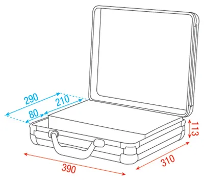 Immagine prodotto di DAP Flightcase Custodia per microfono per 7 Mikrofone, nero
