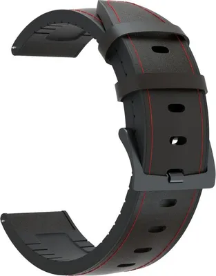Produktbild von Erswbl22-002 Schwarzes + Rotes Uhrenarmband