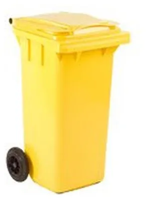 Produktbild von Kliko-Abfallbehälter, Mini-Ausführung - 120 Liter - Gelb