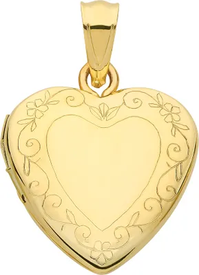 Image de Pendentif Femme Coeur Or 375/1000 - 24mm*17mm; TRS28070