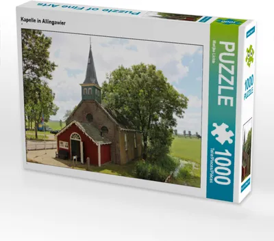 Produktbild von CALVENDO Puzzle Kapelle in Allingawier | 1000 Teile Lege-Größe 64x48cm Foto-Puzzle für glückliche Stunden