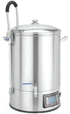 Image de Cuve de brassage - 40 litres - Contrôle de température numérique - 2500W - Acier inoxydable - Kit de brassage pour la maison