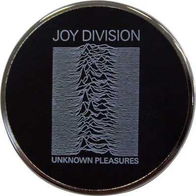 Obrázek produktu pro Joy Division - odznak "Unknown Pleasures" - zinková slitina, smalt RO12199 (jedna velikost) (černý)