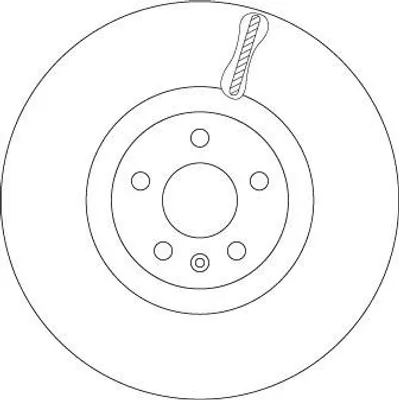 Produktbild von 2x TRW Bremsscheibe DF6939S für VOLVO XC90 II (256) XC60 II (246) XC40 (536)