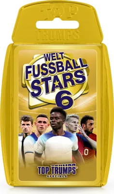 Produktbild von Top Trumps - Weltfußballstars 6 Kartenspiel Quartettspiel Fußball
