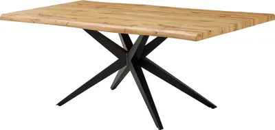 Produktbild von Esstisch Esszimmertisch 200 x 100 cm Wildeiche Holzdekor - AMARA - Die Möbelfundgrube