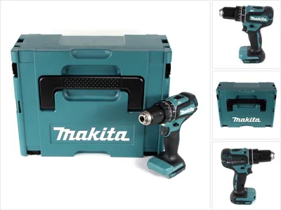 Produktbild von Makita DHP 485 ZJ 18 V Li-Ion Akku Schlagbohrschrauber Solo im Makpac - ohne Akku, ohne Ladegerät