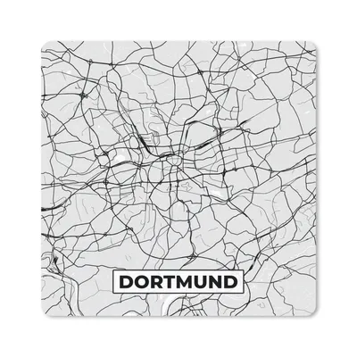 Produktbild von MuchoWow® Mauspad Mousepad Deutschland - Stadtplan - Karte - Dortmund 30x30 cm - Mousepads - Maus Mat - Pad - Mausunterlage - Gaming