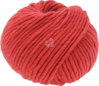 A ball of red yarn.