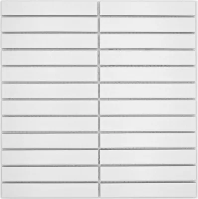 Immagine prodotto di Aste in mosaico di Vetroceramica Modern Art bianco opaco MOS24-S20
