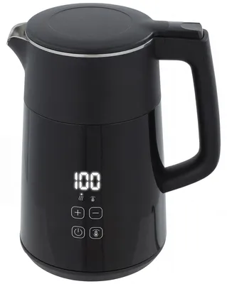 Produktbild von HOMCOM Elektrischer Wasserkocher, 1,7L, Schnellkochend, 2200W, mit LED-Display