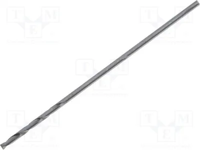 Obrázok produktu pre 5 vrtákov: kalené, určené na vŕtanie kovov, materiál: HSS, priemer: 0,7 mm