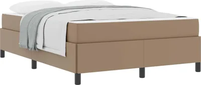 Image de Cadre de lit Cappuccino 160 x 200 cm tissu