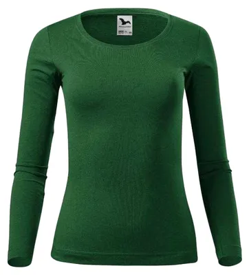 Image de Malfini - T-shirt pour femmes, manches longues PP13187 (M) (vert kaki)