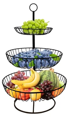 Immagine prodotto di Cestino per frutta e verdura a tre livelli