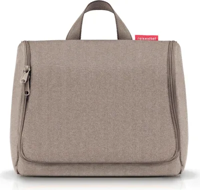Produktbild von reisenthel toiletbag XL, Kulturtasche, Kulturbeutel, Kosmetiktasche, Herringbone Mokka, 4 L, WO6054