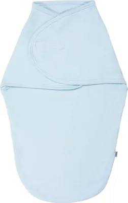 Produktbild von Neugeborene Trikot Wickeltuch - Pastel Blue