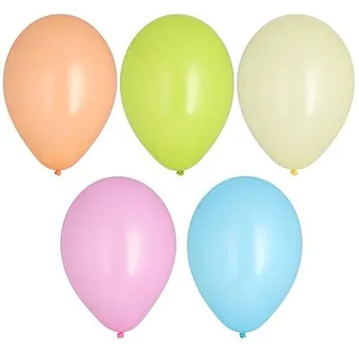 Produktbild von Luftballons Ø 25 cm farbig sortiert "Pastel"