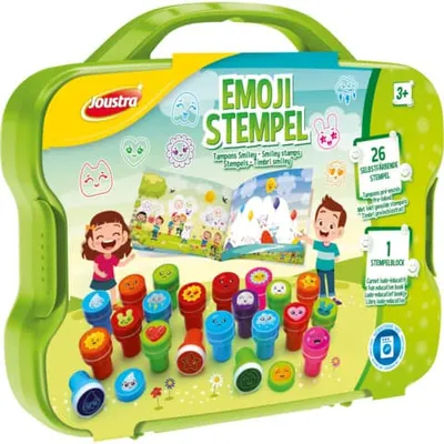 Produktbild von Joustra Stempel Set Emoji Kunststoffkoffer