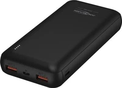 Produktbild von ANSMANN Powerbank 20000mAh, Schnellladefunktion 20W, 2 USB & 1 USB Type-C Port