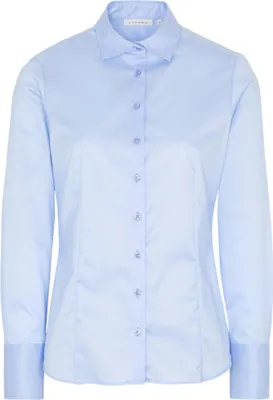 Produktbild von Eterna - Damen BLUSE MODERN CLASSIC COVER SHIRT, (5008 D708), Größe:40, Farbe:Blau (10)