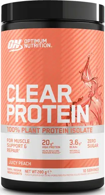 Produktbild von Optimum Nutrition Clear Vegan Protein (280g) Juicy Peach - Eiweiße - Klares Protein
