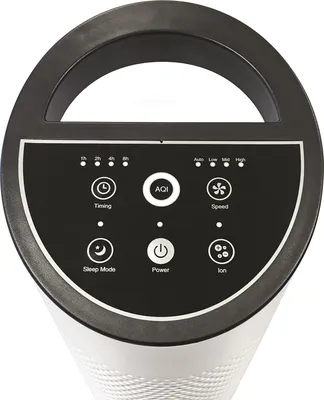 Image de Argoclima Pury 495000021 Purificateur d'air HEPA 200m³/h 3 vitesses Noir Blanc