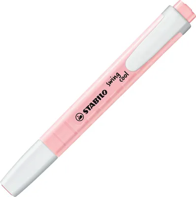 Produktbild von Textmarker - STABILO swing cool Pastel Edition - Einzelstift - rosiges Rouge