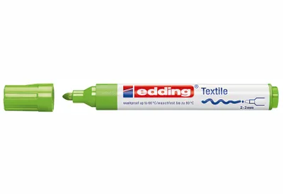 Produktbild von Edding 4500, Hellgrün, Rundspitze, Grün, Weiß, 2 mm, 3 mm, Tinte auf Wasserbasis
