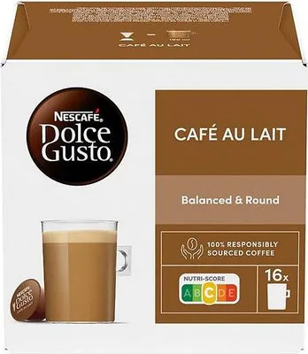 Image de Nescafé Dolce Gusto Café au lait, Café, Café au lait, Capsule de café, paquet de 3, 3 x 16 capsules