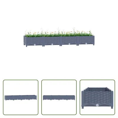 Immagine prodotto di The Living Store Letto rialzato 160x40x23 cm Polipropilene