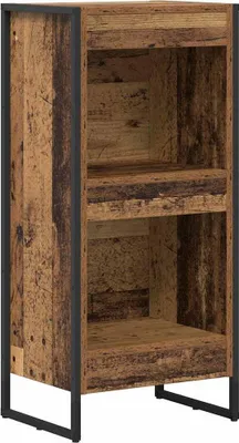 Image de Étagère vidaXL en bois recyclé 40 x 30 x 86,5 cm, aggloméré