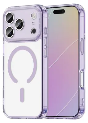 Produktbild von iPhone 17 Pro Hülle - Coverup Clear TPU Back Cover - MagSafe Compatible - Violett