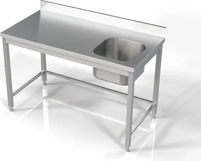 Produktbild von CHEFGASTRO 700 Spültisch 1 Rechts 1400 BxTxH 1400x700x850mm