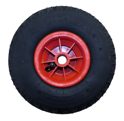 Produktbild von LIMEX Ersatzrad 260x85mm Rad für Transportkarre Sackkarre Stapelkarre | Rot