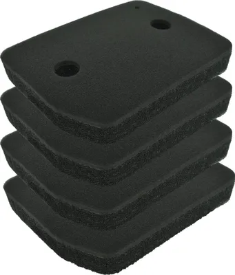 Produktbild von AllSpares Schwammfilter (4St.) für Trockner geeignet für Miele 9164761 (210x155x30mm)