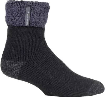 Produktbild von Heat Holders - Herren Gestreift Bettsocken Kuschelsocken Flauschig für Zuhause