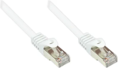 Produktbild von RNS® Patchkabel mit Rastnasenschutz, Cat. 5e, SF/UTP, PVC, 100MHz, weiß, 15m, Good Connections®