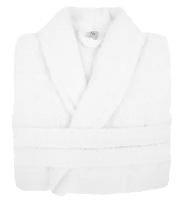 Zdjęcie produktu dla Szlafrok bawełniany Prestiż XXL biały, komfortowy i elegancki do codziennego użytku