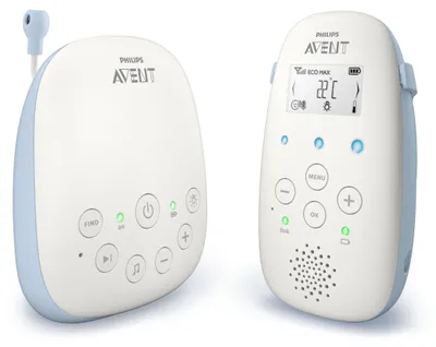 Obrázek produktu pro Philips AVENT SCD715/26, 330 m, 50 m, 330 m, Modrá, Bílá, LCD, AC, Baterie