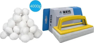 Produktbild von Comfortpool - Filterkugeln geeignet für Sandfilterpumpen - 4000 Gramm & WAYS Scheuerbürste