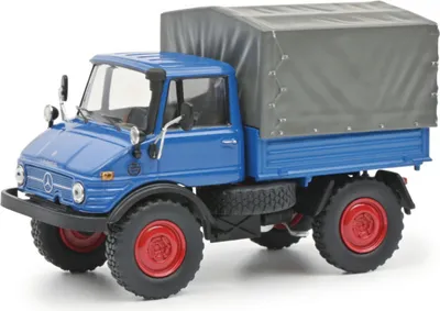 Obrázok produktu pre Schuco 450314900 - Unimog 406 mit Plane, 1:43   - Modellauto