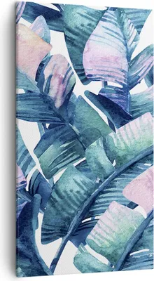 Produktbild von Bild auf Leinwand - Leinwandbild - Blatt Pflanze Blume - 45x80cm - Wand Bild - Wanddeko - Wandbilder - Leinwanddruck - Bilder - Kunstdruck - Wanddekoration - Leinwand bilder - Wandkunst - PA45x80-3949