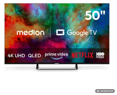 Produktbild von MEDION 125,7 cm (50 Zoll) Fernseher 4K Smart TV - MD 850701