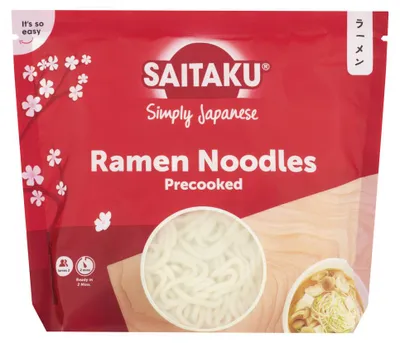Produktbild von Saitaku Ramen Nudeln vorgekocht 300g – schnelle, leckere japanische Instant-Nudeln