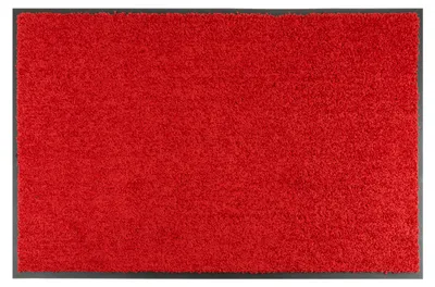 Produktbild von Schmutzfangmatte ZANZI 60x90cm Rot robuste Türmatte aus Recyclingmaterial, Größen