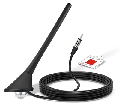 FM/AM-Autoantenne, Dachmontage, 5 m Kabel, DIN-Stecker