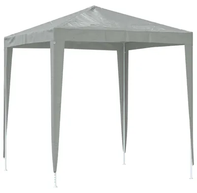 Produktbild von “2026 Modern“ Grau Party-Zelt 200 x 200 x 240 cm Hellgrau PE und Stahl - Designermöbel 86928 - Pavillons & Partyzelte