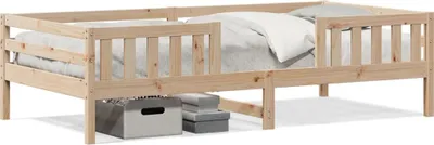 Productafbeelding van Maison Exclusive - Massief houten bed zonder matras, 90x200 cm, van grenenhout